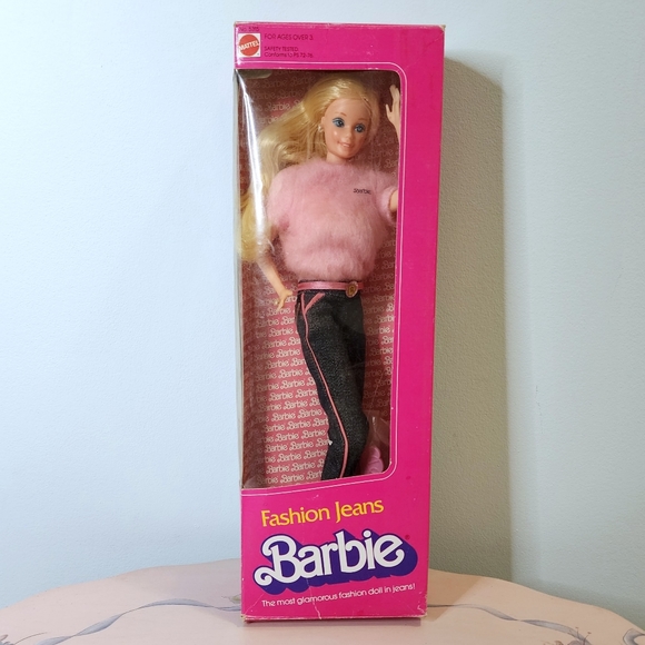 Barbie Fashion Jeans 1981 Year, Vintage Barbie Doll, Superstar Era - Picture 3 of 15